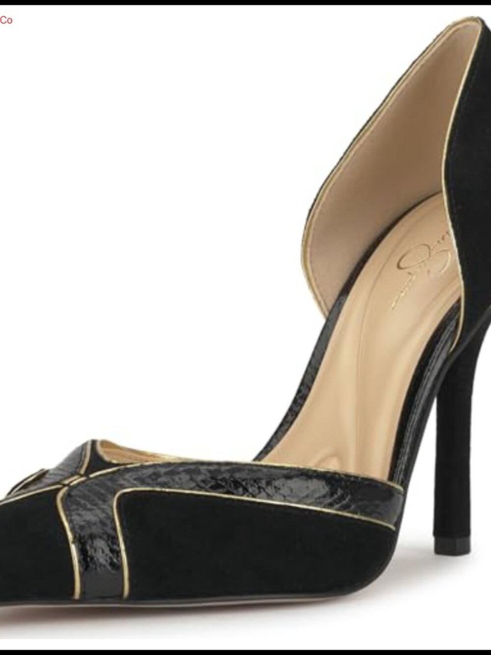 Jessica Simpson Vuley Pointed Toe Stiletto Pump Leather Women's Heel